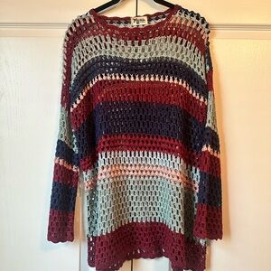 XS never worn multi-colored sweater